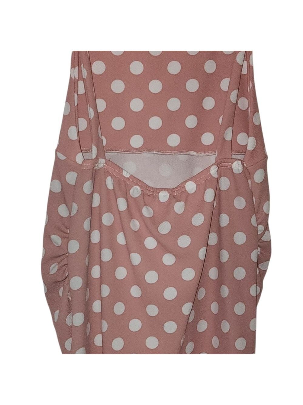 Boohoo Maternity Polka Dot Dress Size 10 NWT - Picture 3 of 12